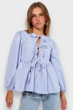 Meet Me There Tops|Angel Blouse Striped