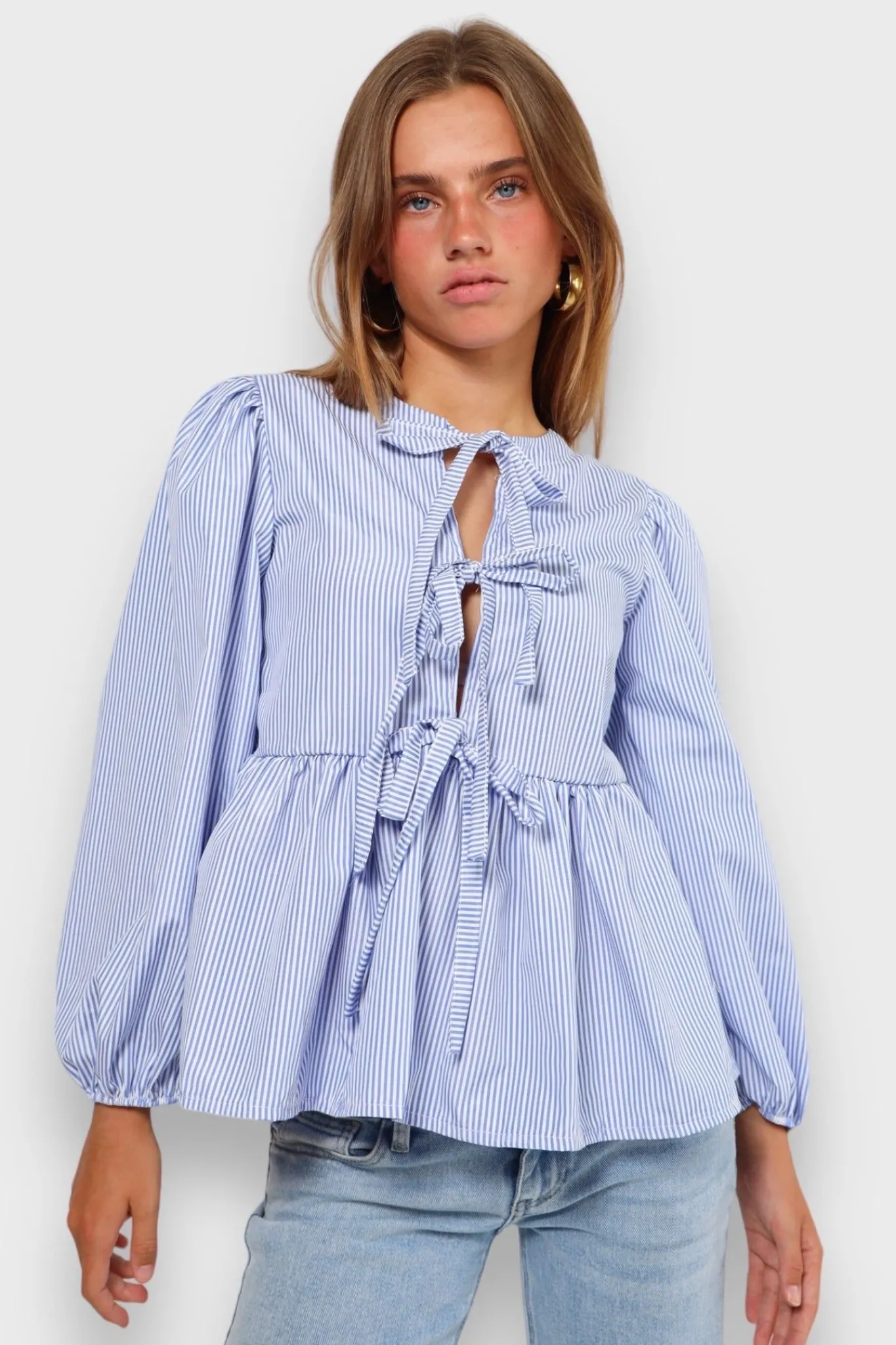 Meet Me There Tops|Angel Blouse Striped