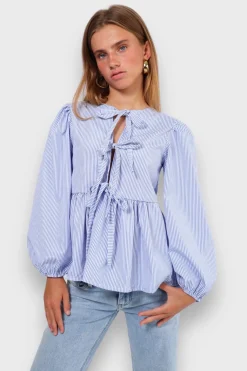 Meet Me There Tops|Angel Blouse Striped