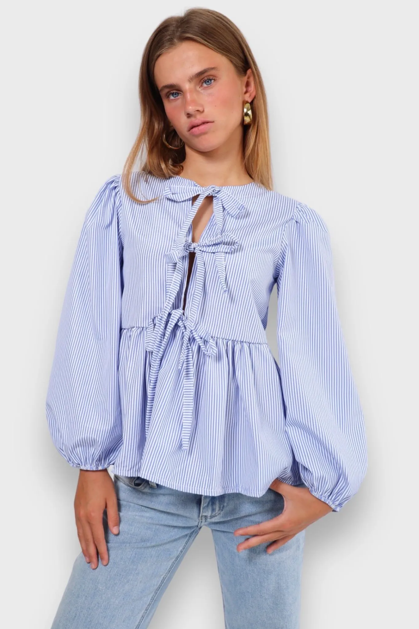 Meet Me There Tops|Angel Blouse Striped