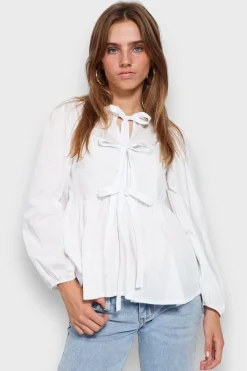 Meet Me There Tops|Angel Blouse White