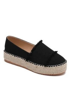 Meet Me There Shoes|Beachy Espadrilles Black
