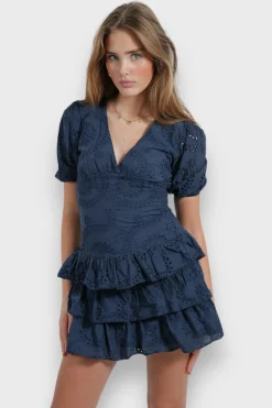 Meet Me There Dresses|Blossom Dress Navy