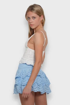 Meet Me There Skirts|Cancun Skirt Sky Blue