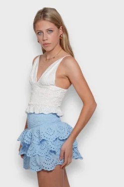 Meet Me There Skirts|Cancun Skirt Sky Blue