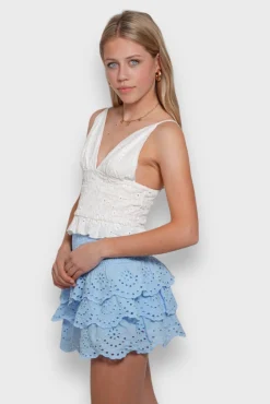 Meet Me There Skirts|Cancun Skirt Sky Blue