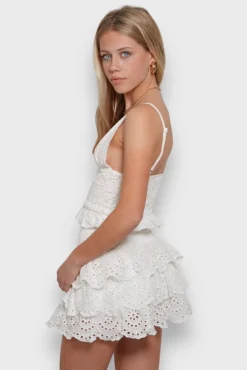 Meet Me There Skirts|Cancun Skirt White