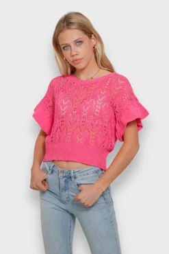 Meet Me There Tops|Cannes Top Pink