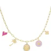 Meet Me There Jewelery|Charm Necklace Palms