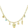 Meet Me There Jewelery|Charm Necklace Turqoise