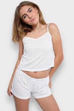 Meet Me There Loungewear|Cloudy Pajamas White