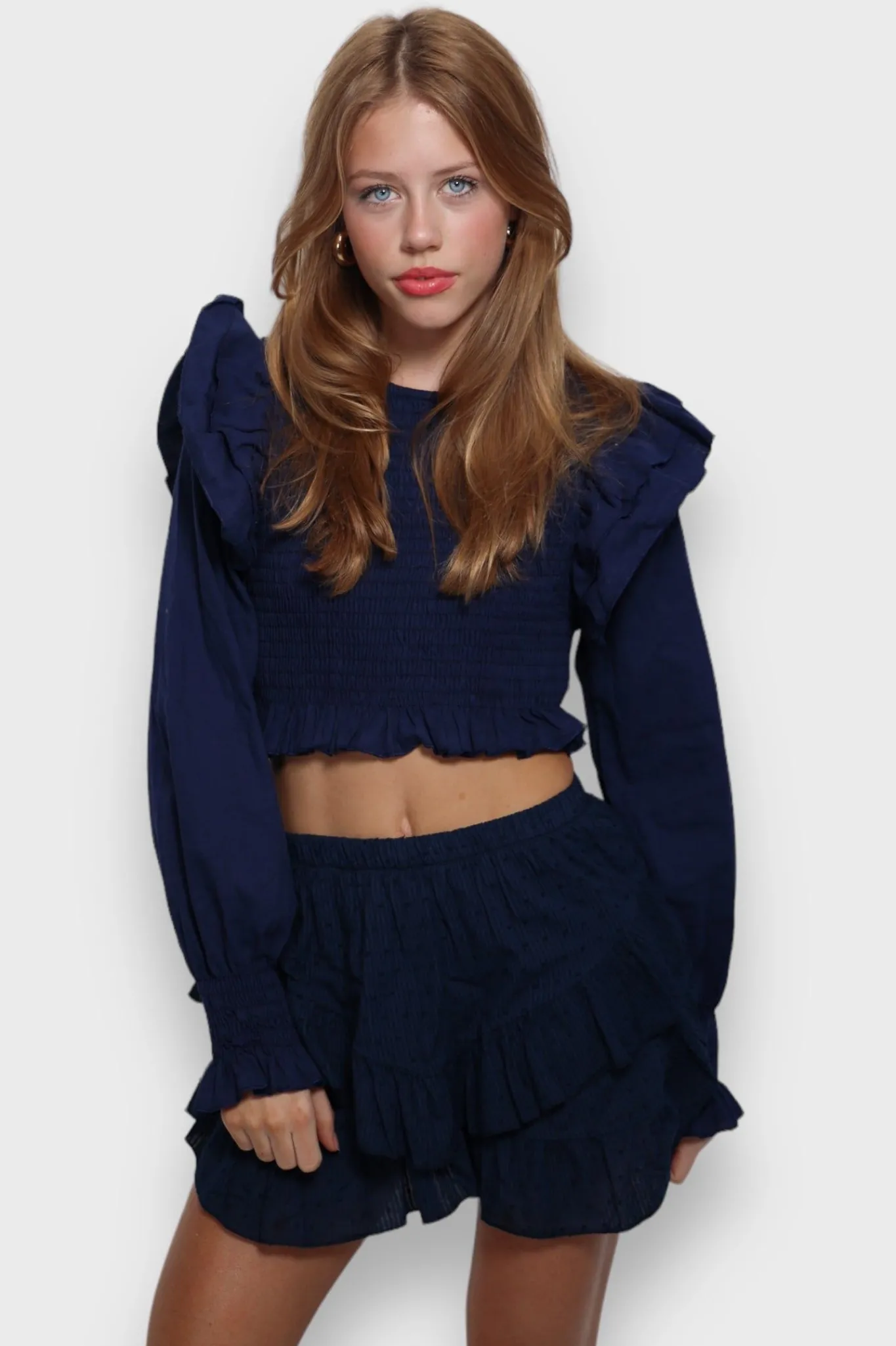 Meet Me There Tops|Coco Top Navy