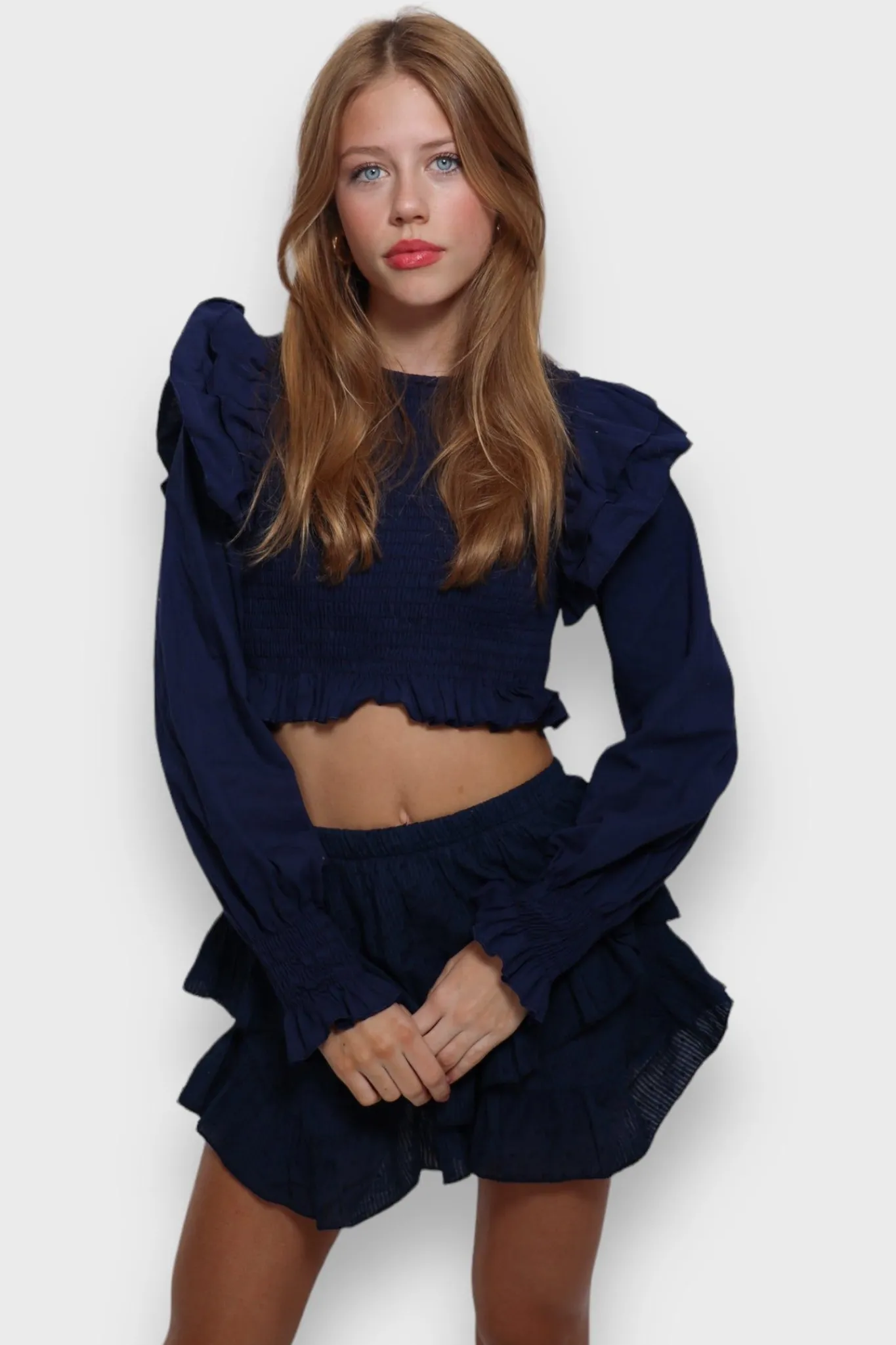 Meet Me There Tops|Coco Top Navy