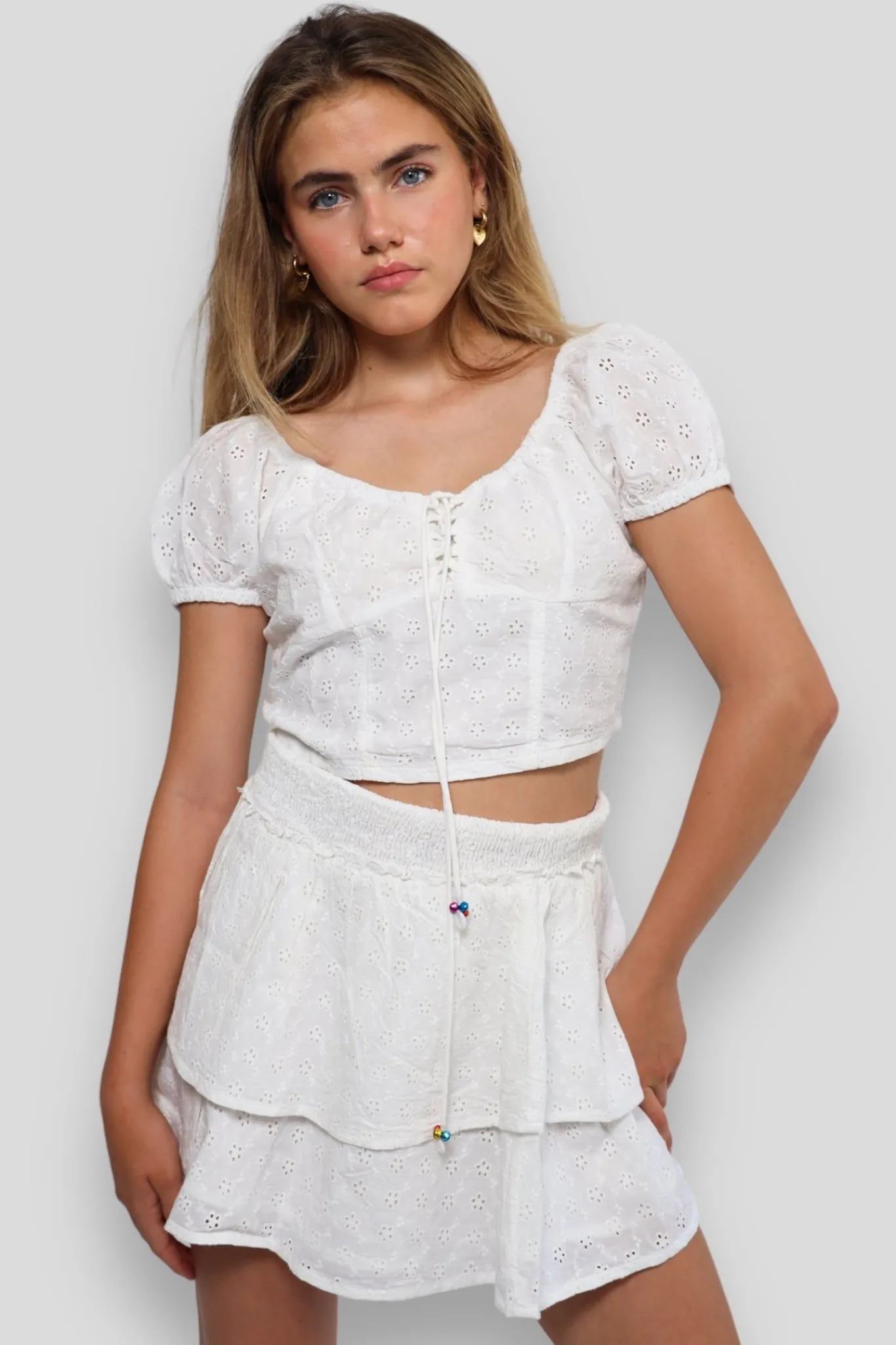 Meet Me There Tops|Como Top White