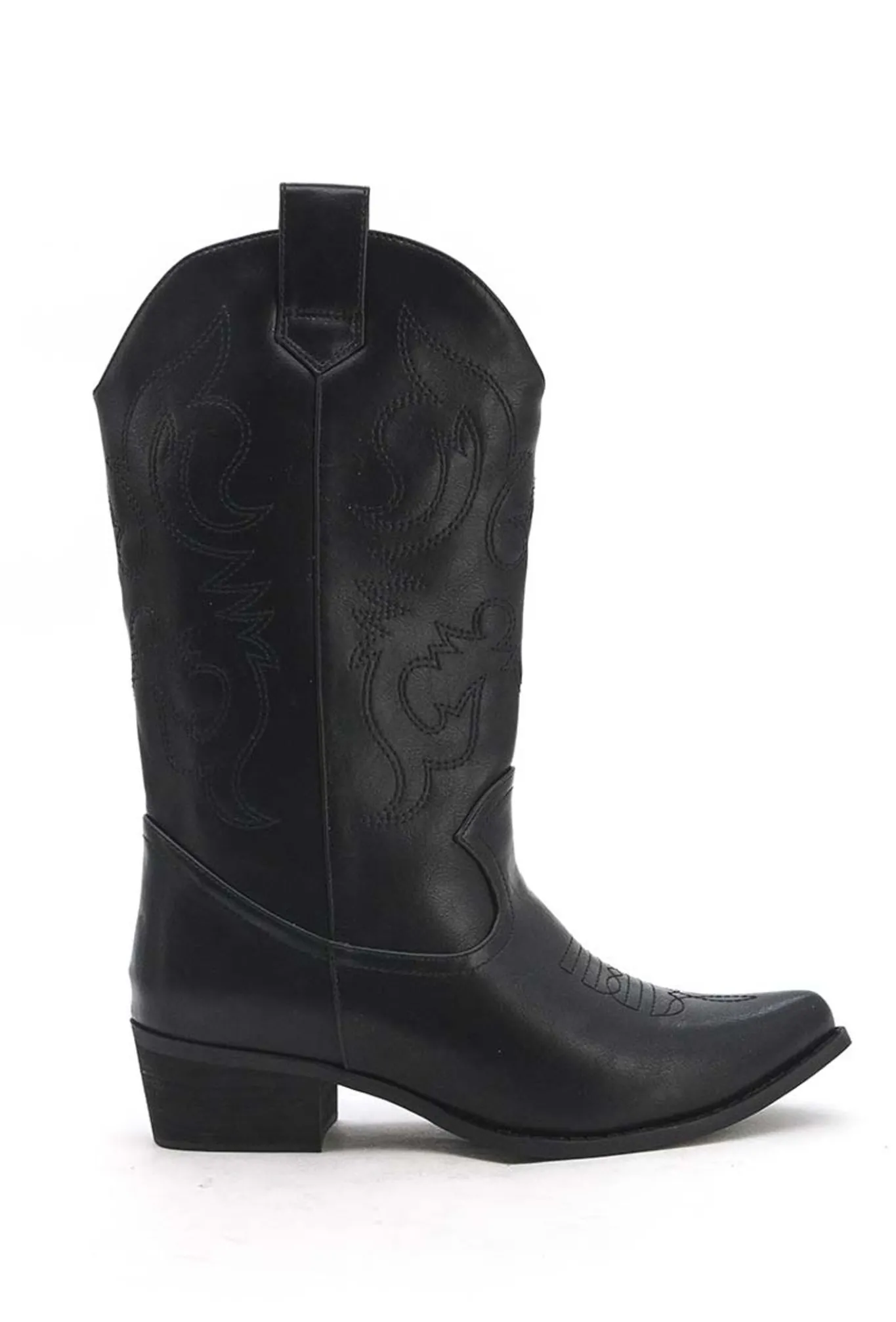 Meet Me There Shoes|Cowboy Boots Black
