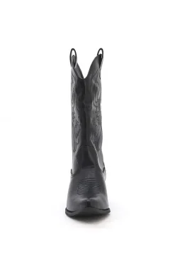 Meet Me There Shoes|Cowboy Boots Black