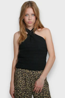 Meet Me There Tops|Crochet Top Black