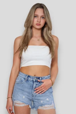 Meet Me There Trousers|Denim Ripped Shorts
