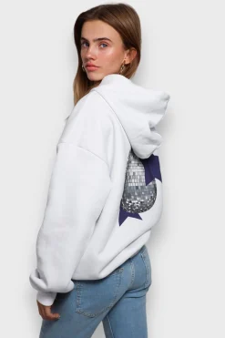 Meet Me There Cardigans And Sweaters|Disco Hoodie White