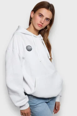 Meet Me There Cardigans And Sweaters|Disco Hoodie White