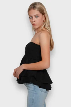 Meet Me There Tops|Eve Top Black