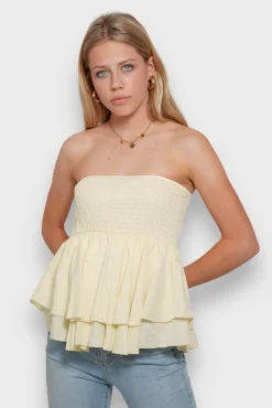 Meet Me There Tops|Eve Top Yellow