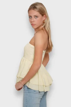 Meet Me There Tops|Eve Top Yellow