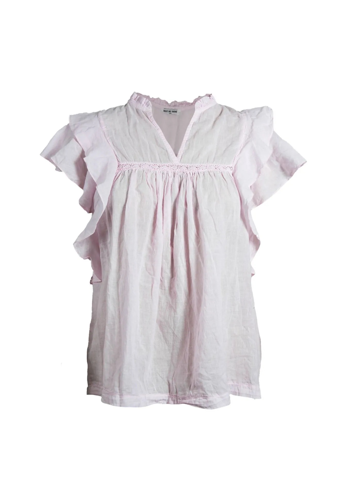 Meet Me There Blouses|Flora Blouse Baby Pink