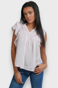 Meet Me There Tops|Flora Blouse Baby Pink