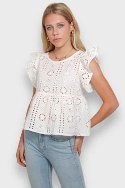 Meet Me There Tops|Floral Top White
