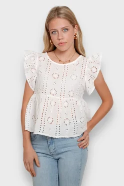 Meet Me There Tops|Floral Top White