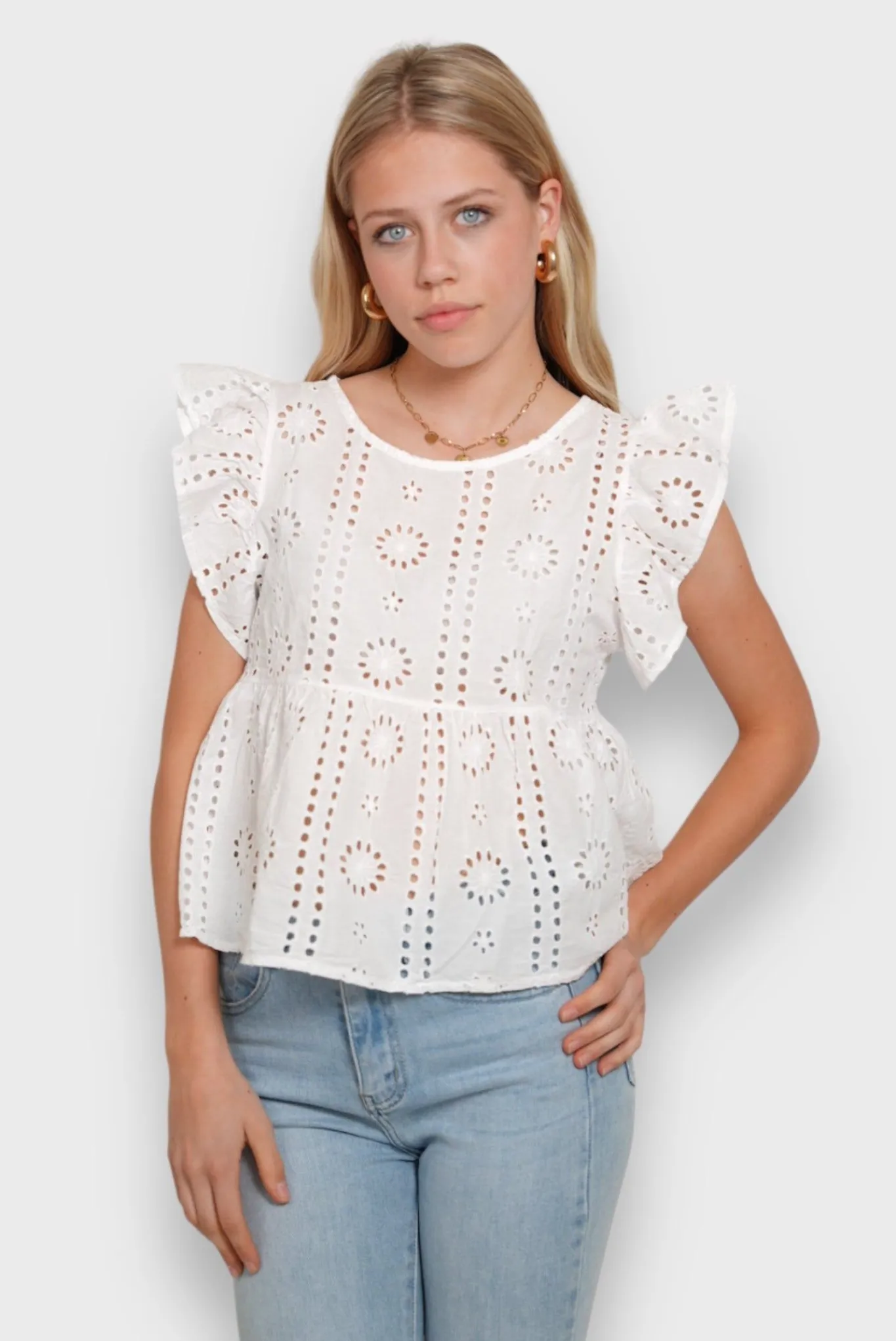 Meet Me There Tops|Floral Top White
