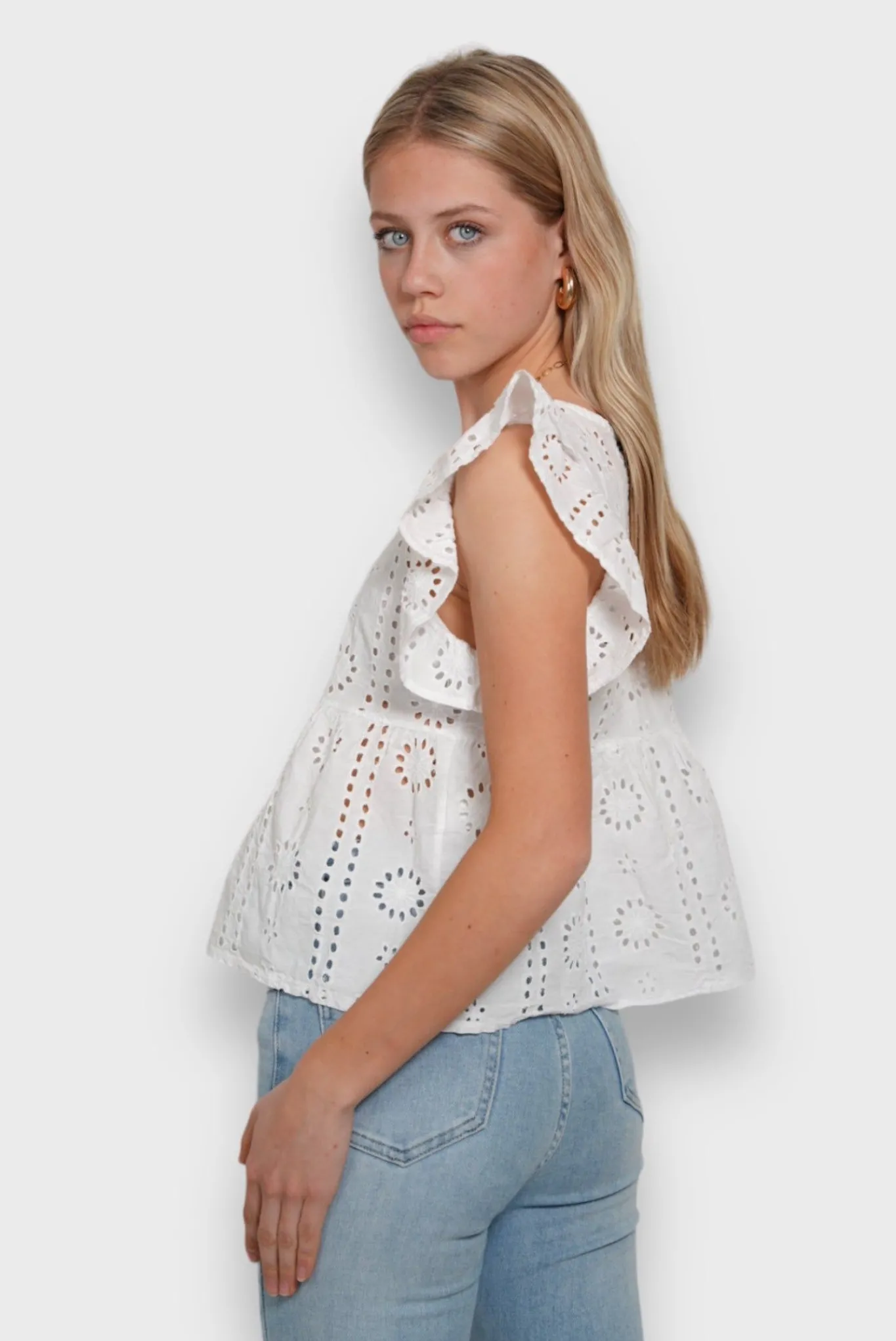 Meet Me There Tops|Floral Top White