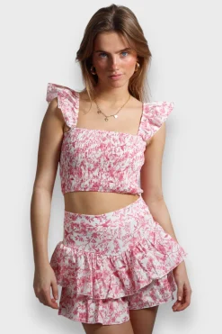Meet Me There Tops|Flower Top Pink
