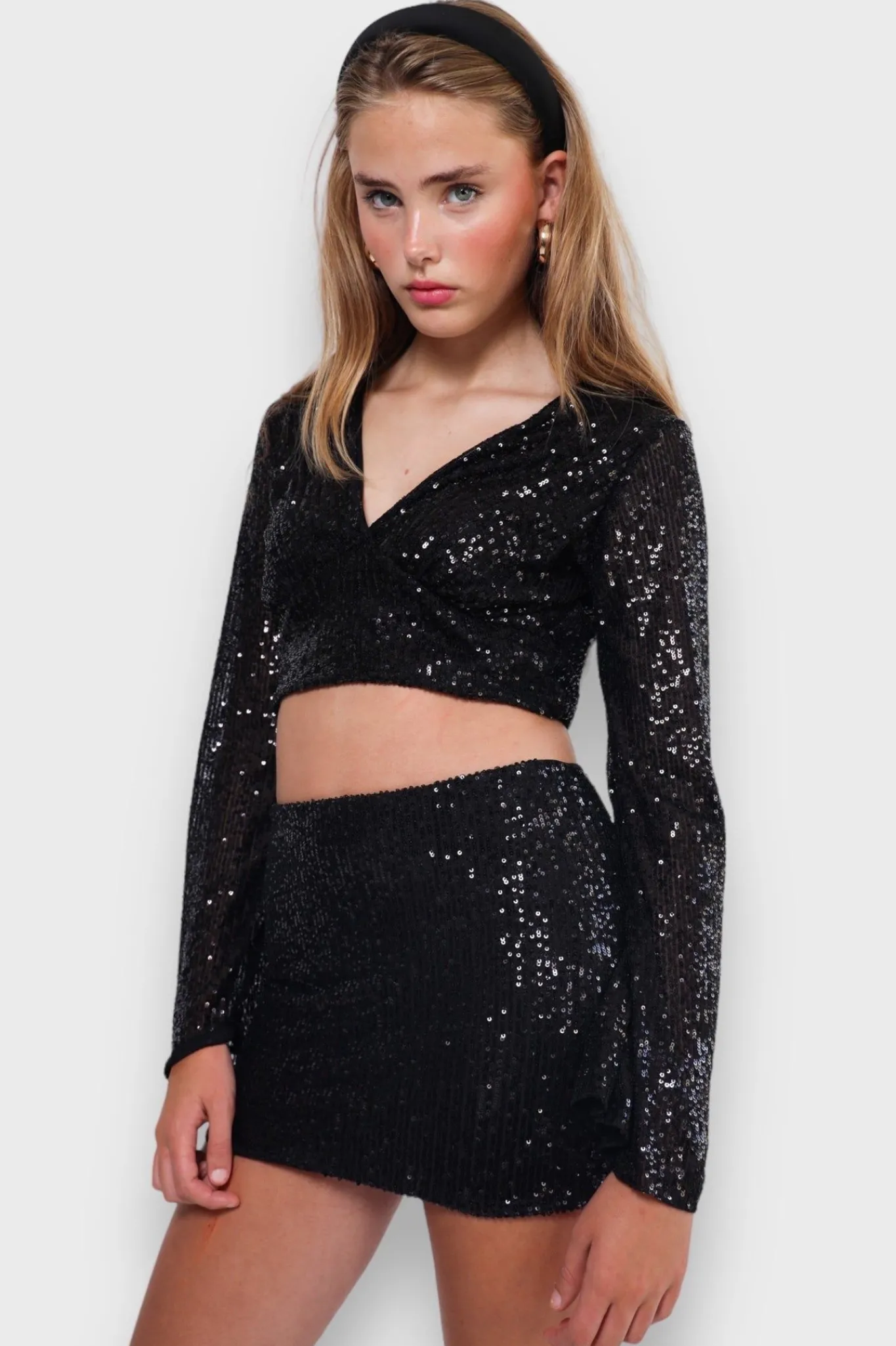 Meet Me There Blouses|Glimmer Blouse Black
