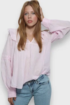 Meet Me There Blouses|Glory Blouse Baby Pink