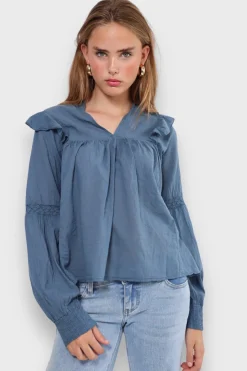 Meet Me There Blouses|Glory Blouse Blue