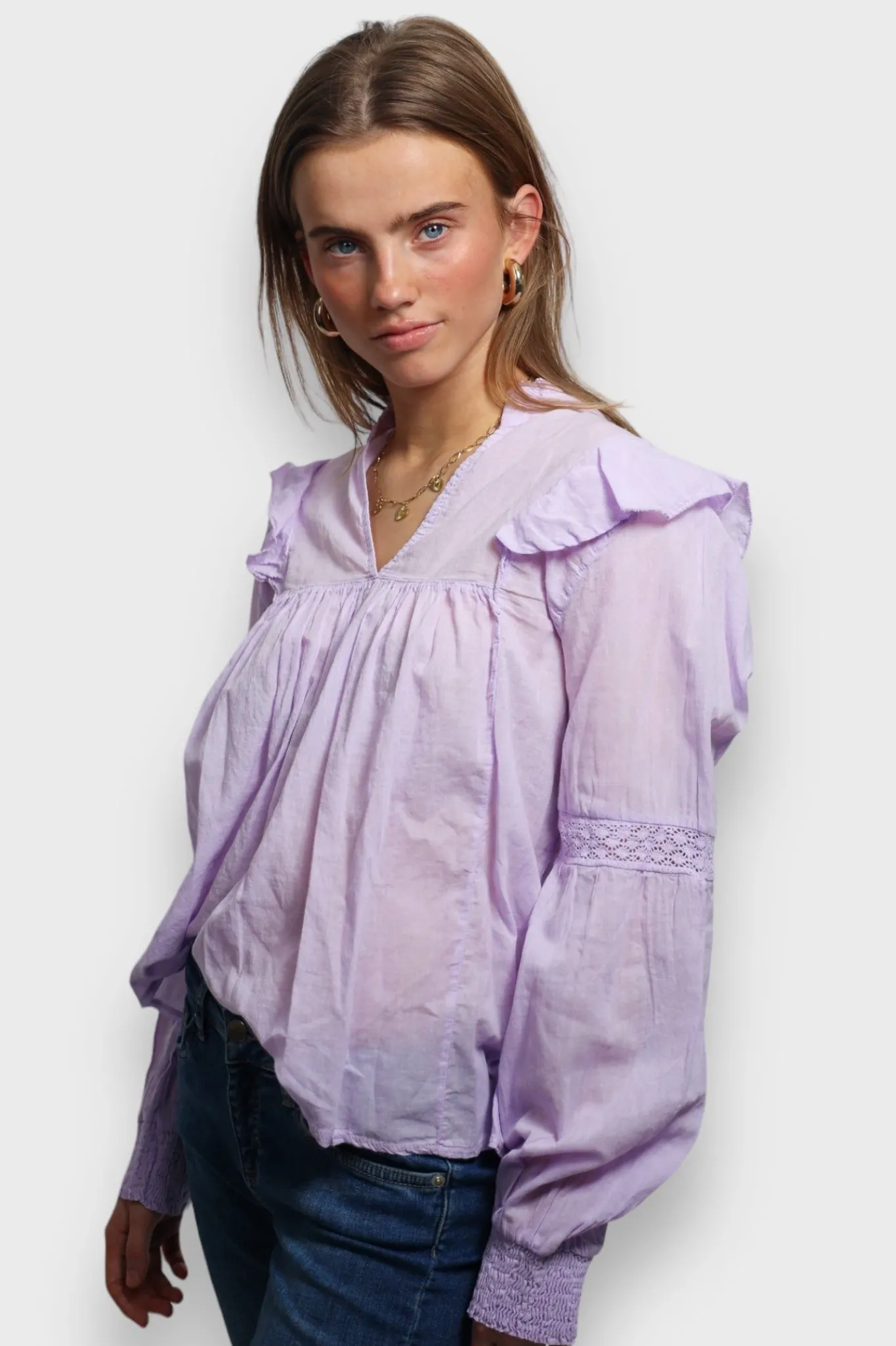 Meet Me There Blouses|Glory Blouse Lilac