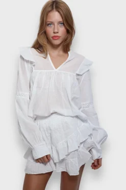 Meet Me There Blouses|Glory Blouse White