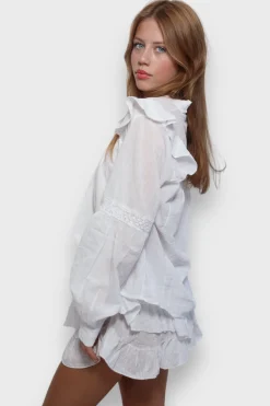 Meet Me There Blouses|Glory Blouse White