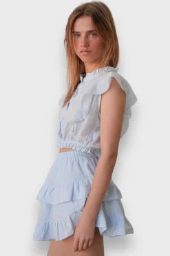 Meet Me There Skirts|Joy Skort Light Blue