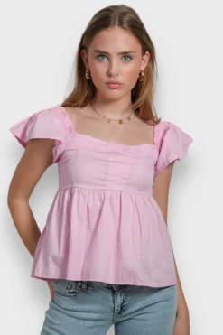 Meet Me There Blouses|June Blouse Pink