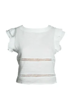 Meet Me There Tops|Junies Top White