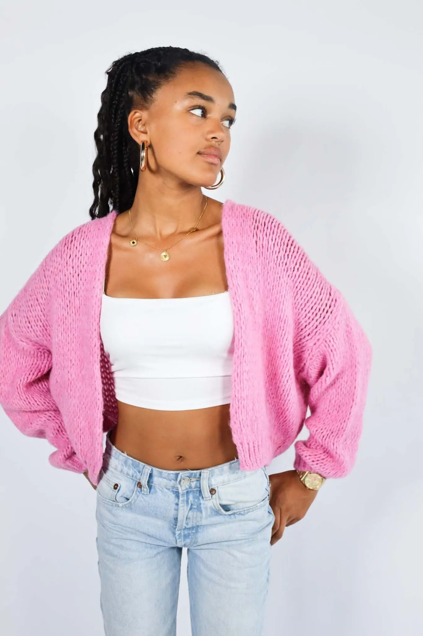 Meet Me There Cardigans And Sweaters|Keep Me Warm Cardigan Petite Pink