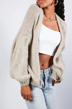 Meet Me There Cardigans And Sweaters|Keep Me Warm Cardigan Stone