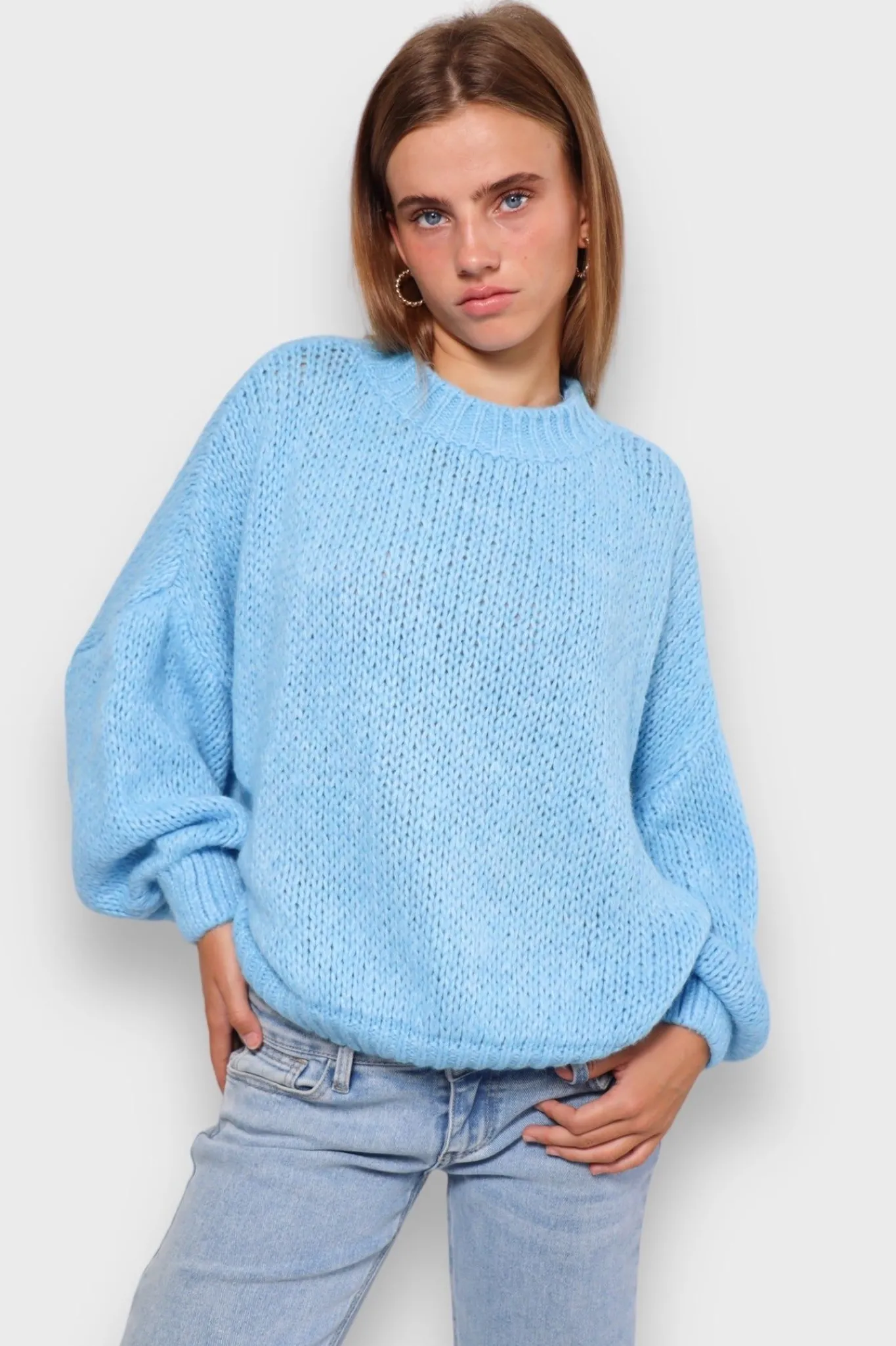 Meet Me There Cardigans And Sweaters|Keep Me Warm Sweater Blue