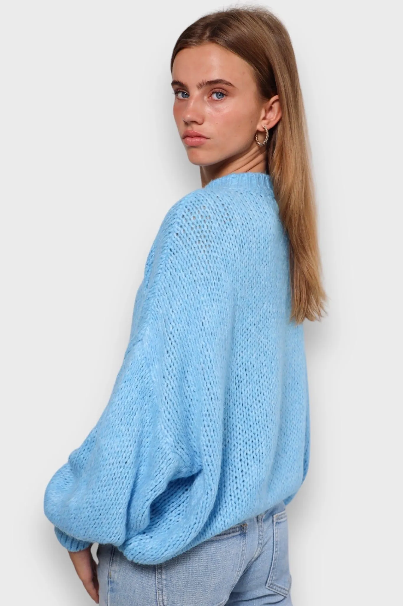 Meet Me There Cardigans And Sweaters|Keep Me Warm Sweater Blue