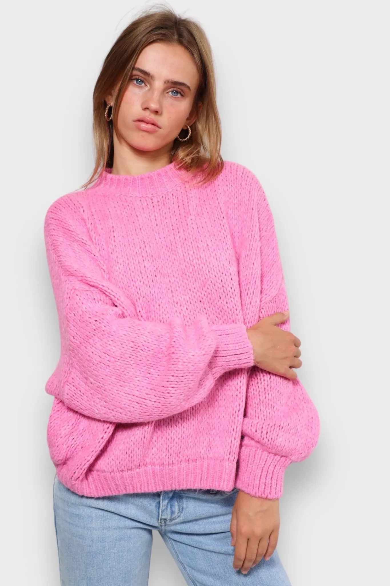Meet Me There Cardigans And Sweaters|Keep Me Warm Sweater Pink
