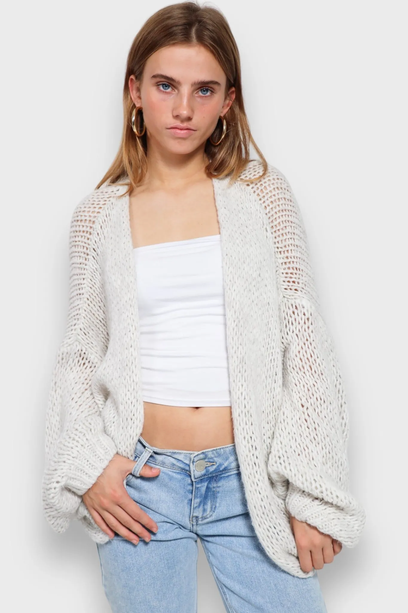 Meet Me There Cardigans And Sweaters|Keep Me Warm Vest Light Gray