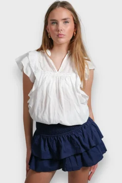 Meet Me There Skirts|Linen Skirt Navy